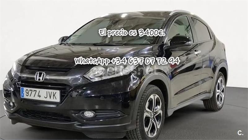 Negro Usado 2016 Honda HR-V Executive SUV | 14.700 € (Precio justo) - Imagen 1/4