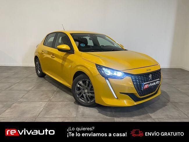 Usado Peugeot 208 Active 102 CV (75 kW) 2021 Amarillo Utilitario