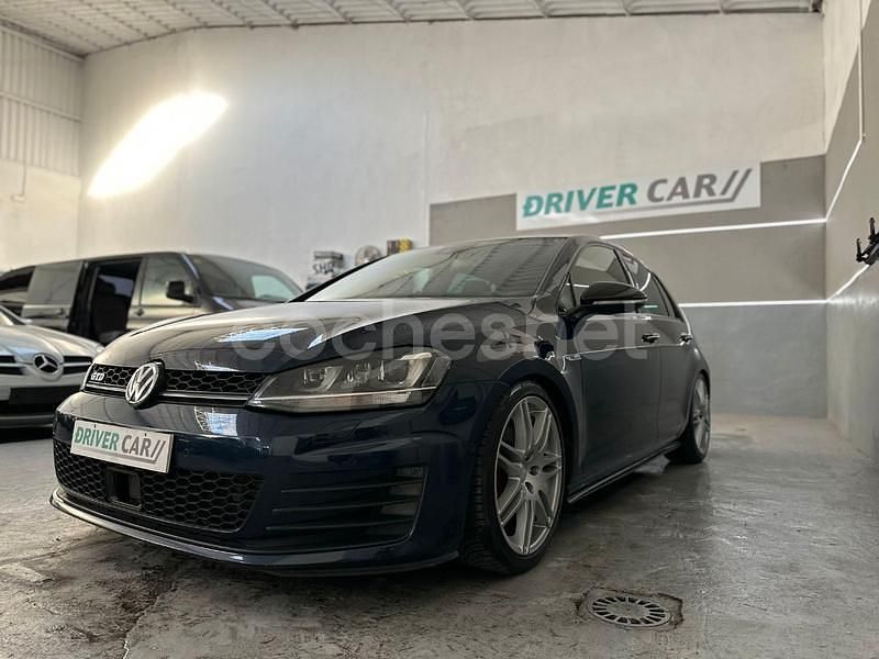 Usado VW Golf VII GTD 184 CV (135 kW) 2016 Azul Berlina