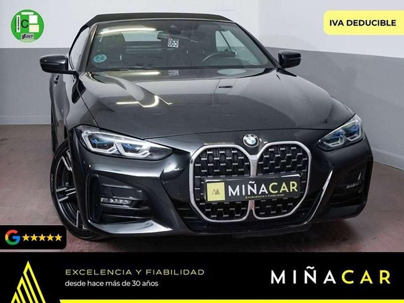 Usado BMW 420 184 CV (135 kW) 2022 Negro Descapotable