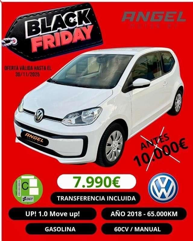 Blanco Usado 2018 VW up! Move Utilitario | 7490 € (Precio justo) - Imagen 1/4