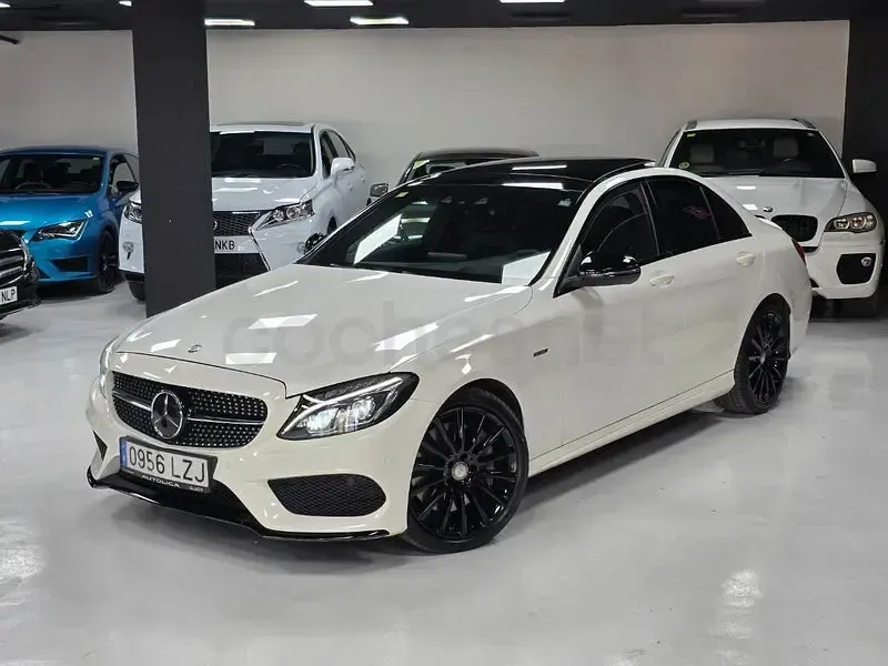 Usado Mercedes C43 AMG 367 CV (269 kW) 2016 Blanco Berlina