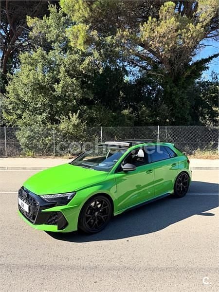Verde Usado 2025 Audi RS3 Sportback Utilitario | 69.700 € (Buen precio) - Imagen 1/4