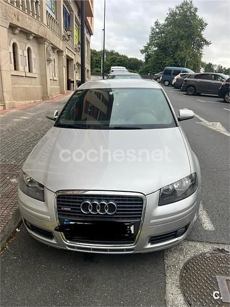 Gris / plata Usado 2007 Audi A3 Sportback S-Line Berlina | 5990 € (Precio justo) - Imagen 1/4