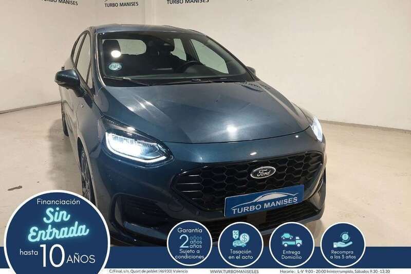 Azul Usado 2023 Ford Fiesta ST-Line Utilitario | 15.490 € (Precio justo) - Imagen 1/4