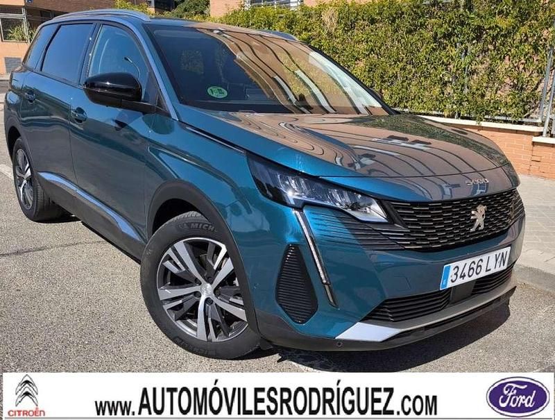 Azul Usado 2022 Peugeot 5008 Allure Monovolumen | 26.900 € (Precio justo) - Imagen 1/4