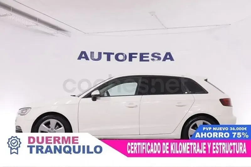 Usado Audi A3 Ambiente 150 CV (110 kW) 2013 Blanco Berlina