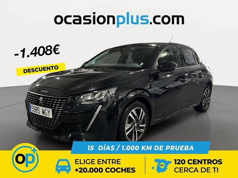 Usado Peugeot 208 Allure 100 CV (73 kW) 2023 Negro Utilitario