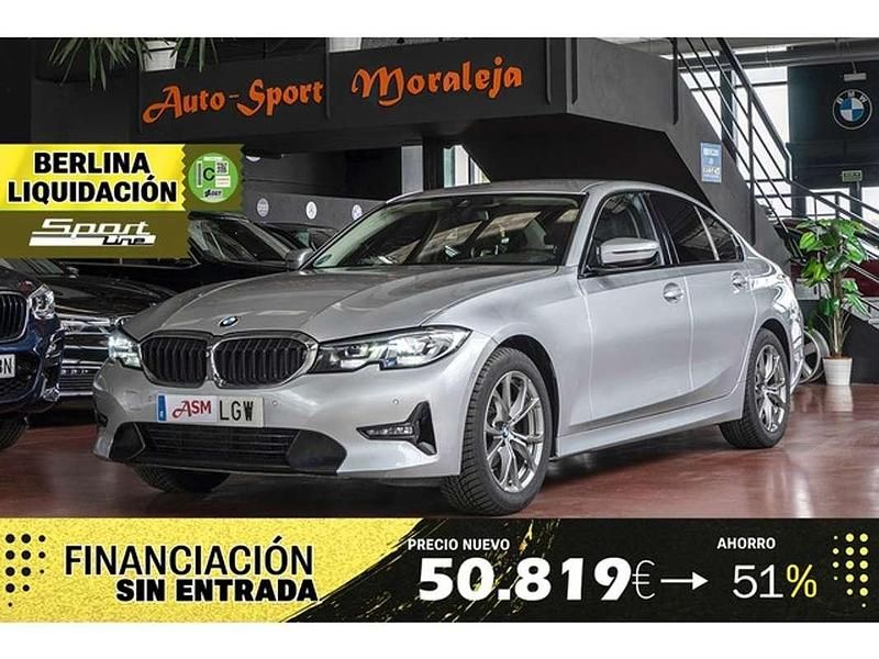 Plateado Usado 2020 BMW 318 Shadowline Berlina | 22.900 € (Precio justo) - Imagen 1/4