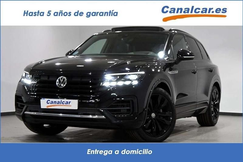 Usado VW Touareg R-line 340 CV (250 kW) 2019 Negro SUV