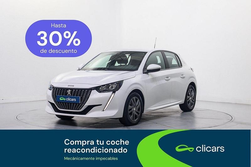 Usado Peugeot 208 Active 100 CV (73 kW) 2021 Blanco Utilitario