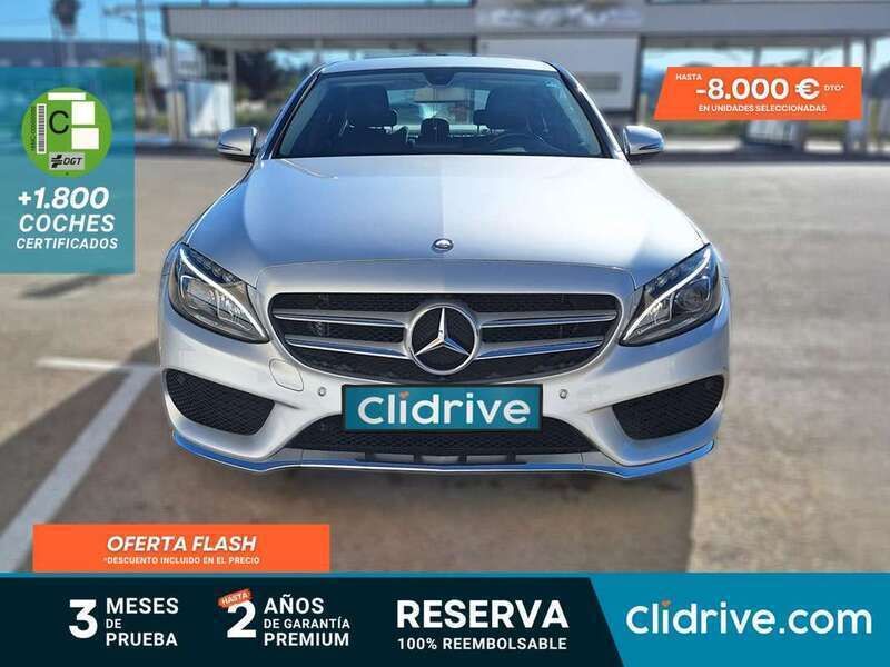 Gris Usado 2017 Mercedes C220 Berlina | 22.890 € (Precio justo) - Imagen 1/3