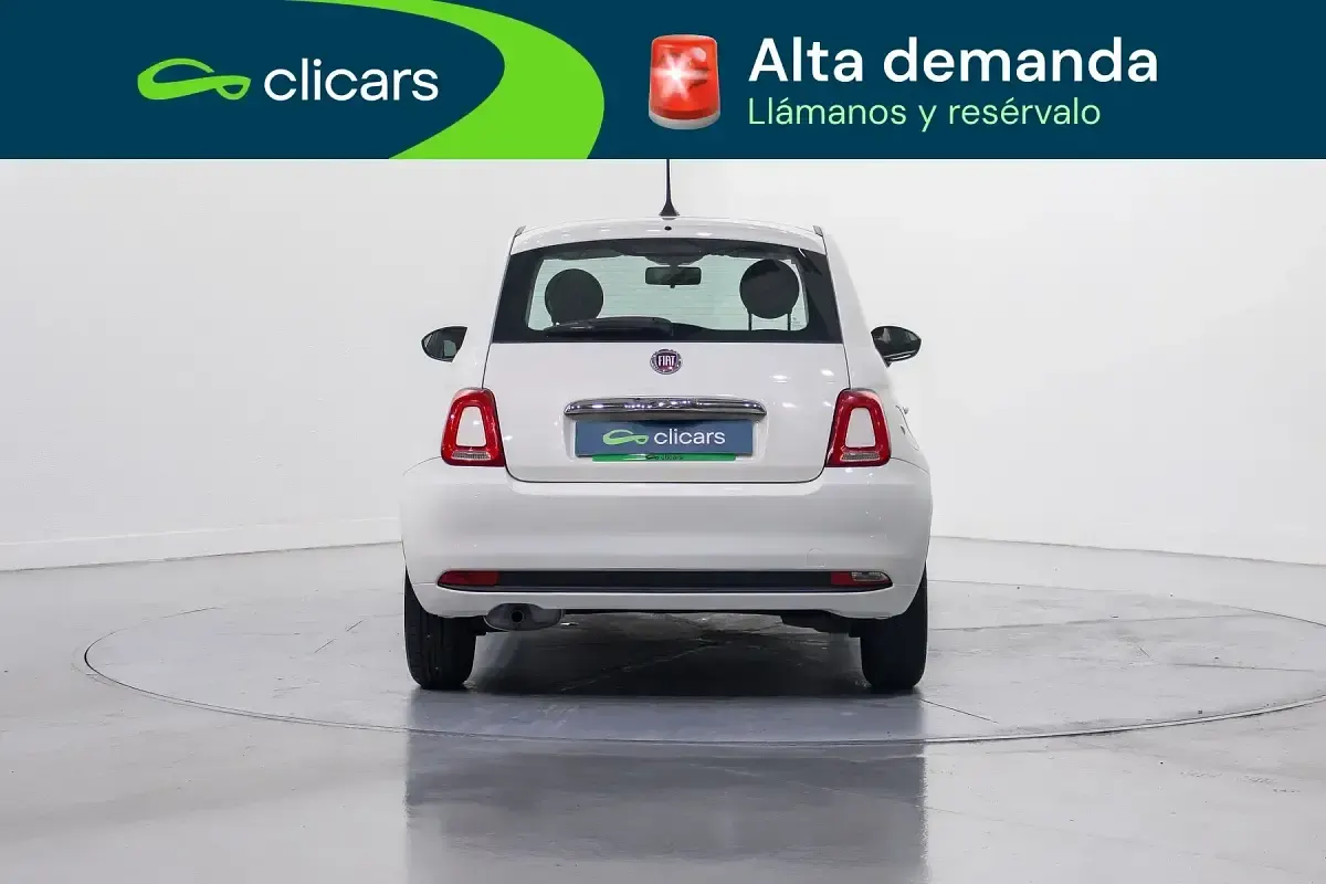 Usado Fiat 500 Pop 69 CV (50 kW) 2016 Blanco Utilitario