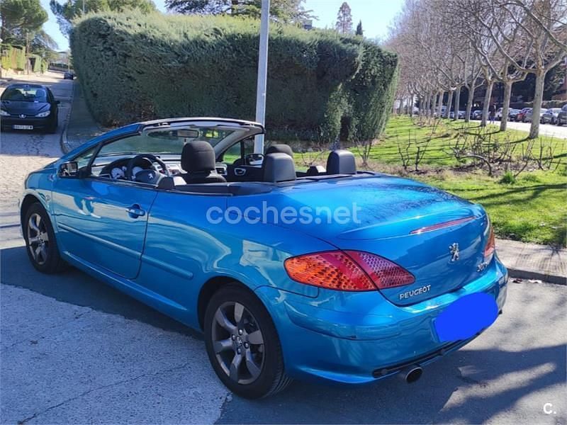 Azul Usado 2006 Peugeot 307 CC Descapotable | 3500 € (Precio justo) - Imagen 1/4