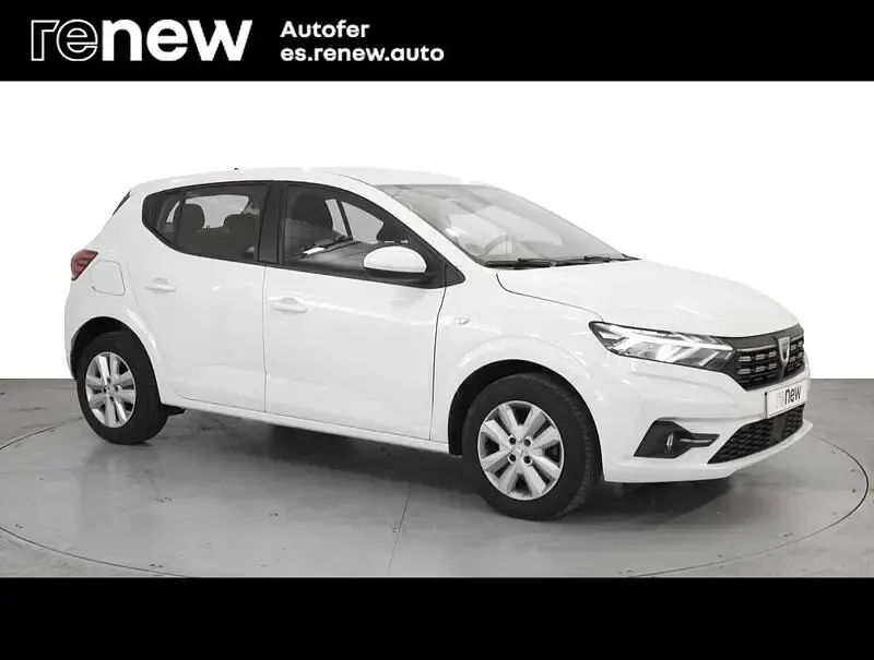 Usado Dacia Sandero Expression 90 CV (66 kW) 2022 Blanco Berlina