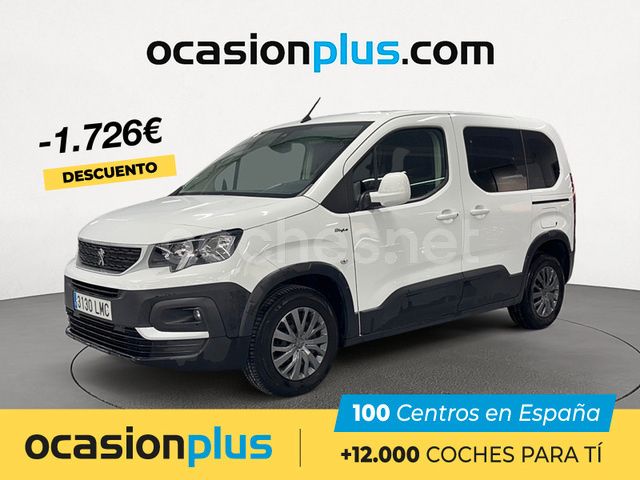 Blanco Usado 2020 Peugeot Rifter Style Monovolumen | 18.500 € (Precio justo) - Imagen 1/4