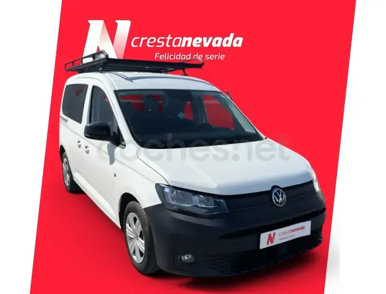 Usado VW Caddy 122 CV (89 kW) 2021 Blanco Monovolumen