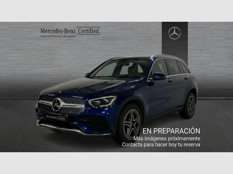 Azul brillante Usado 2021 Mercedes GLC300 AMG line SUV | 37.990 € (Buen precio) - Imagen 1/4