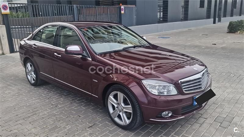 Granate Usado 2009 Mercedes C320 Avantgarde Berlina | 12.500 € (Precio justo) - Imagen 1/4