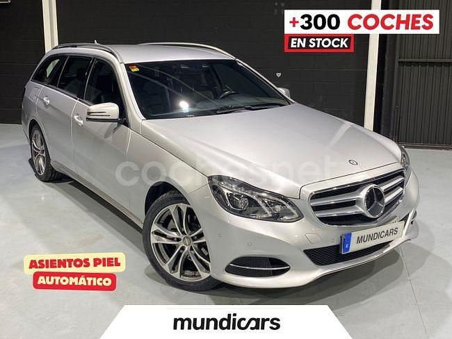 Usado Mercedes E220 Avantgarde 170 CV (125 kW) 2016 Gris / plata Familiar