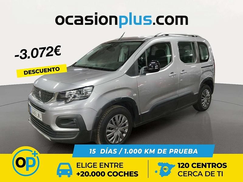 Usado Peugeot Rifter Allure 130 CV (95 kW) 2022 Gris / plata Monovolumen