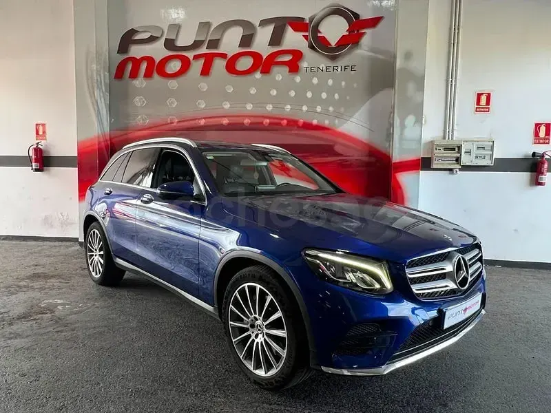Usado Mercedes GLC250 211 CV (155 kW) 2019 Azul SUV