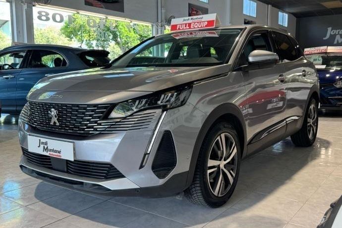 Gris / plata Usado 2021 Peugeot 3008 Allure SUV | 18.900 € (Precio justo) - Imagen 1/4