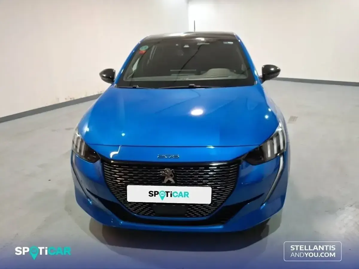 Usado Peugeot 208 GT 101 CV (74 kW) 2021 Azul Utilitario