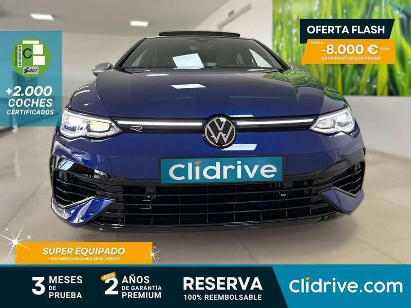 Azul Usado 2024 VW Golf VIII R Berlina | 46.990 € (Precio justo) - Imagen 1/3