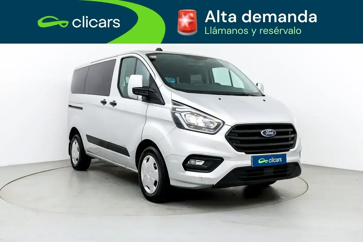 Usado Ford Transit Custom Trend 130 CV (95 kW) 2023 Gris Familiar