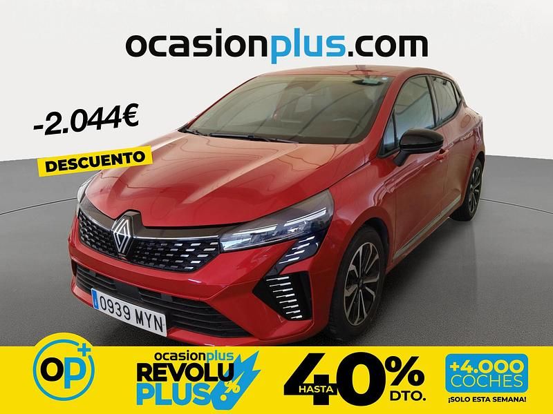 Usado Renault Clio V Techno 90 CV (66 kW) 2025 Rojo Berlina
