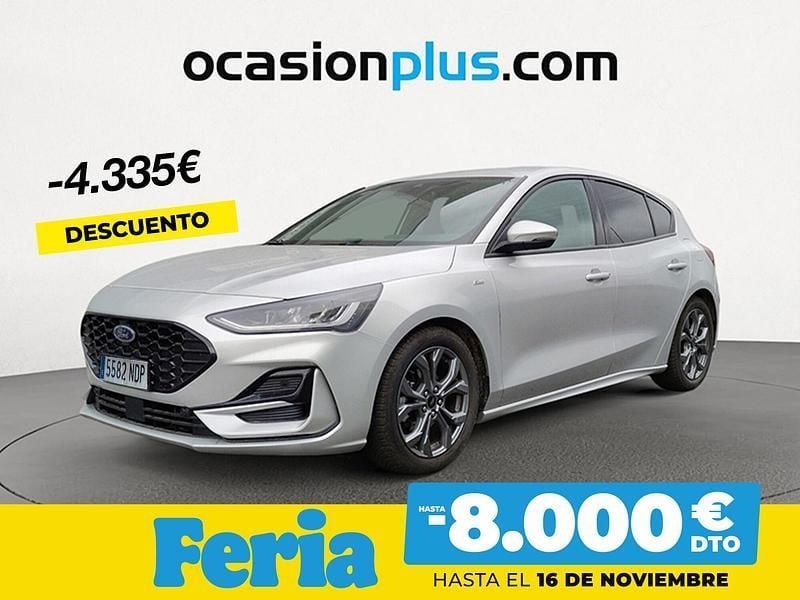 Gris / plata Usado 2024 Ford Focus ST-Line Berlina | 20.850 € (Precio justo) - Imagen 1/4