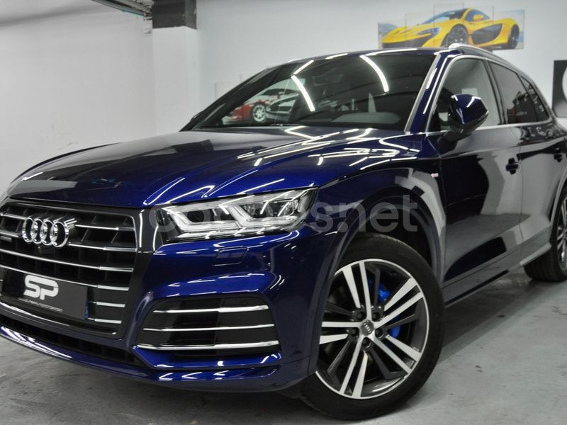 Azul Usado 2020 Audi Q5 Competition SUV | 39.900 € (Caro) - Imagen 1/4