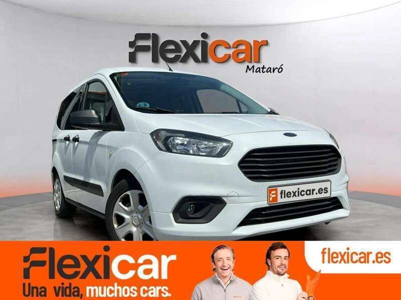 Blanco Usado 2019 Ford Tourneo Courier Ambiente Monovolumen | 13.290 € (Precio justo) - Imagen 1/4