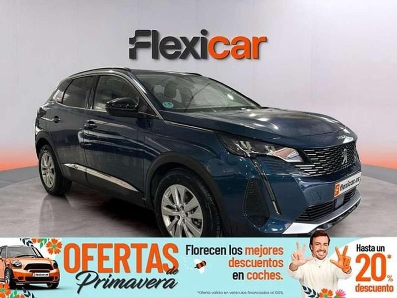 Usado Peugeot 3008 Style 131 CV (96 kW) 2021 Azul SUV