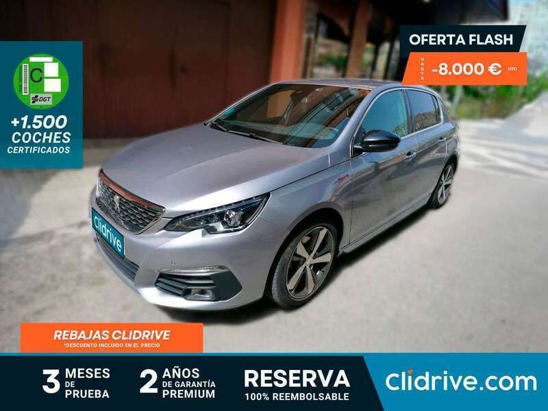 Gris Usado 2019 Peugeot 308 GT-line Utilitario | 10.990 € (Super precio) - Imagen 1/3