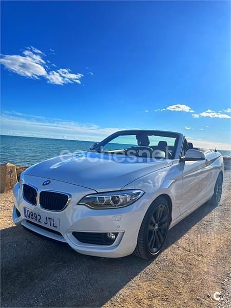 Blanco Usado 2017 BMW 218 Sport Line Descapotable | 19.950 € (Buen precio) - Imagen 1/3