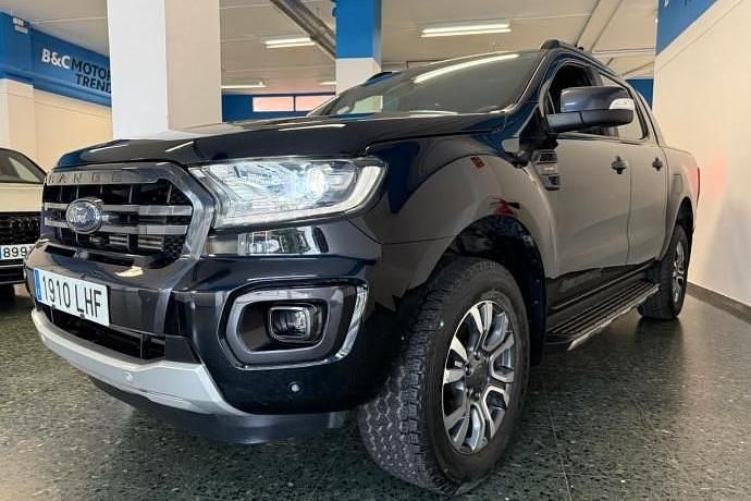 Negro Usado 2020 Ford Ranger Wildtrack Recogida | 33.900 € (Precio justo) - Imagen 1/4
