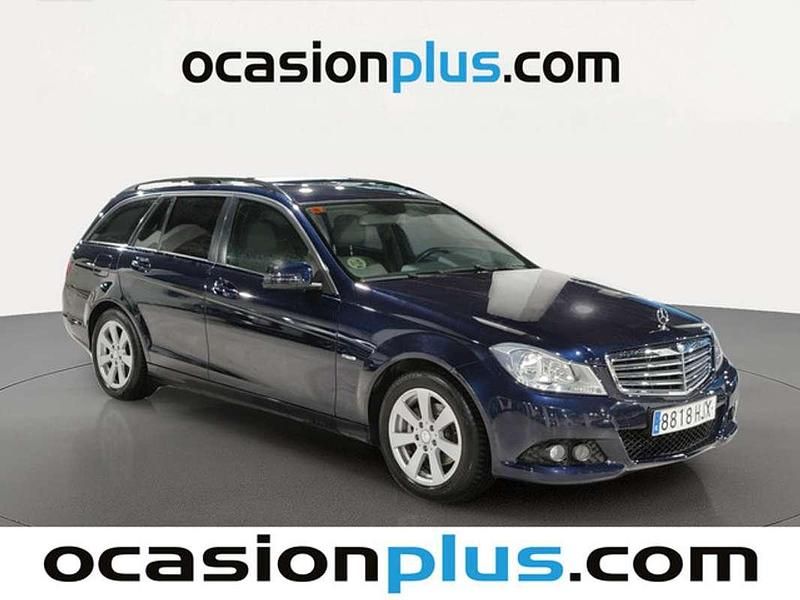 Usado Mercedes C200 136 CV (100 kW) 2012 Azul Familiar