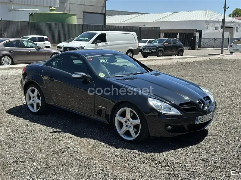 Usado Mercedes SLK200 163 CV (119 kW) 2004 Negro Descapotable