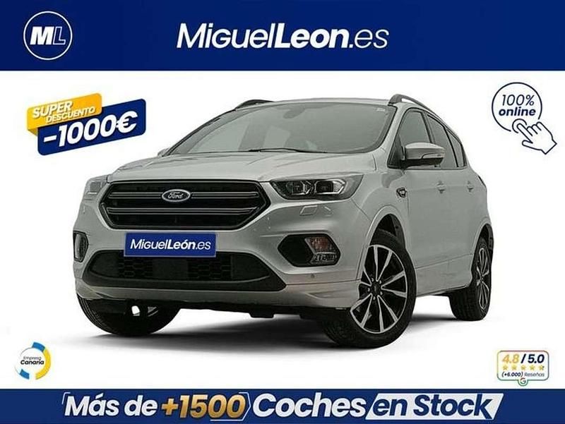 Usado Ford Kuga ST-Line 120 CV (88 kW) 2018 Gris SUV