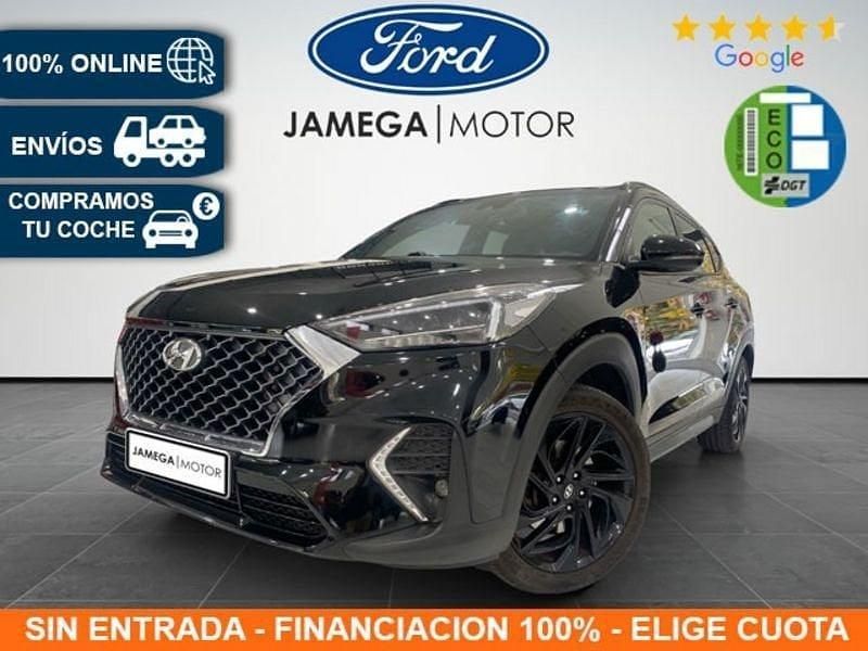 Usado Hyundai Tucson N Line 136 CV (100 kW) 2019 Negro SUV