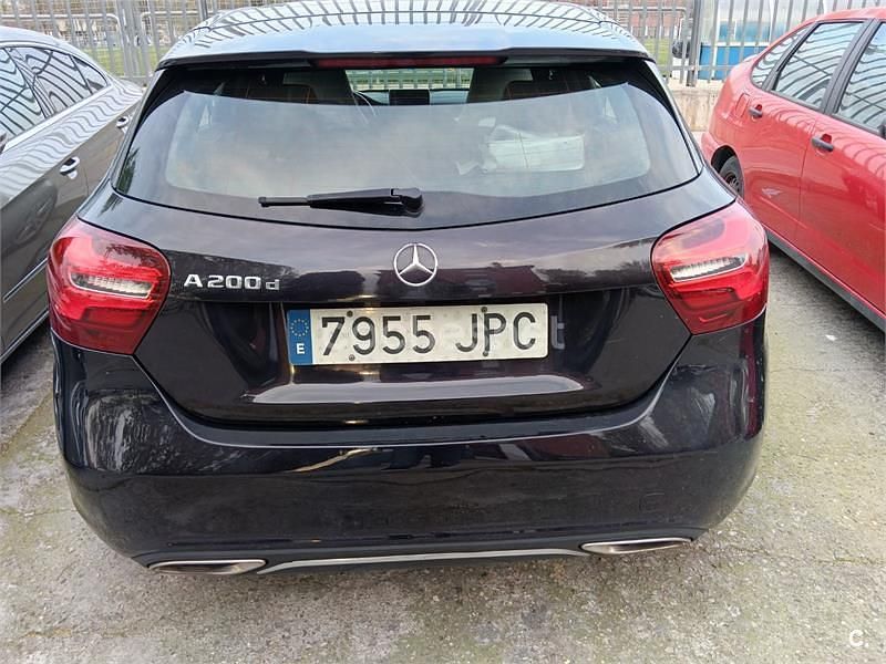 Usado Mercedes A200 136 CV (100 kW) 2016 Negro Berlina