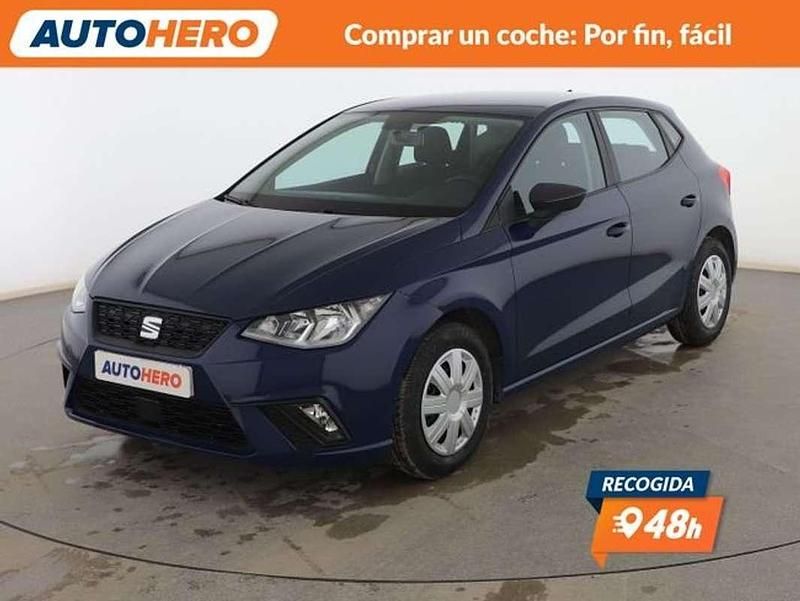 Usado Seat Ibiza Reference 80 CV (58 kW) 2018 Azul Berlina