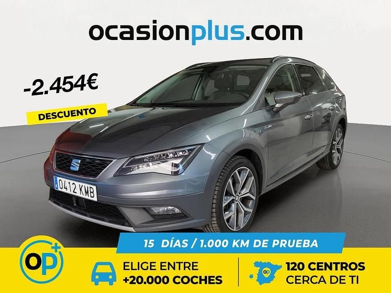 Gris Usado 2018 Seat Leon 4Drive Familiar | 18.090 € (Un poco caro) - Imagen 1/4
