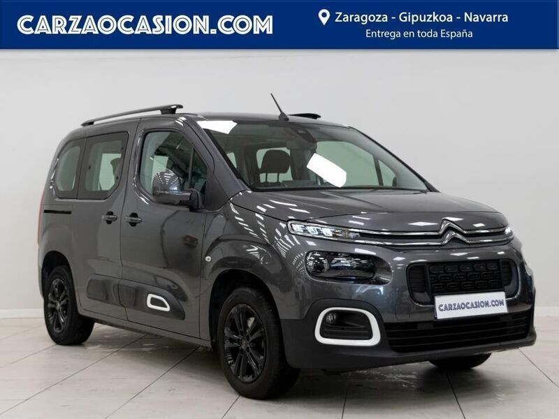 Gris / plata Usado 2020 Citroën Berlingo Feel Monovolumen | 17.900 € (Caro) - Imagen 1/4