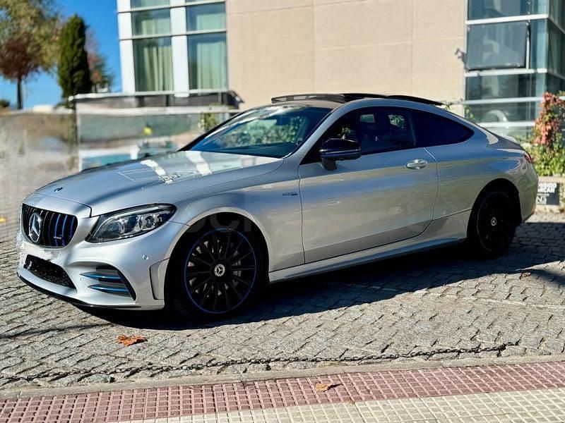 Usado Mercedes C43 AMG 390 CV (286 kW) 2018 Gris / plata Coupe