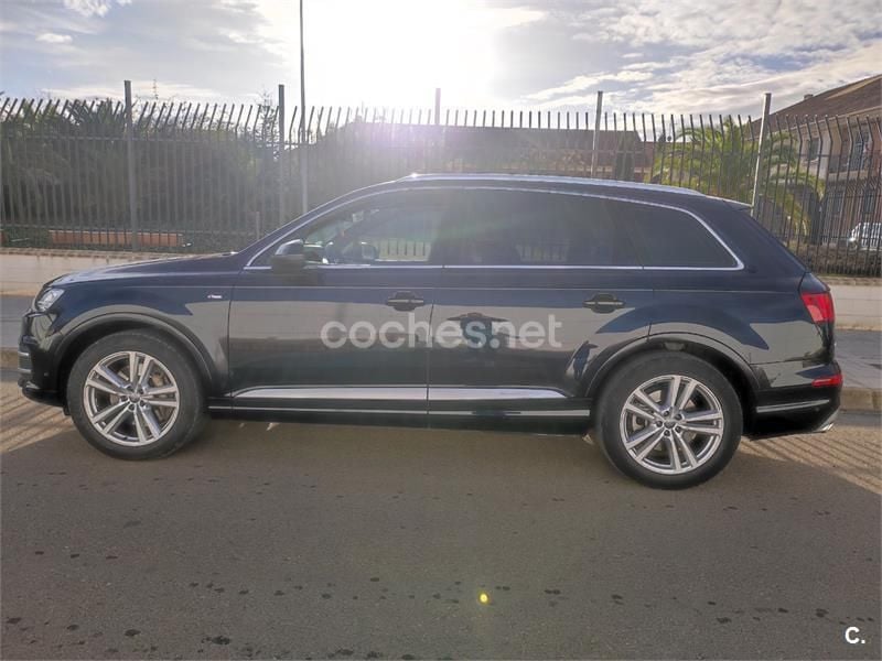 Azul Usado 2017 Audi Q7 Sport SUV | 39.000 € (Precio justo) - Imagen 1/4