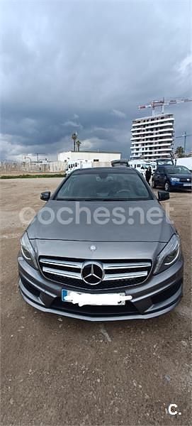 Usado Mercedes A200 AMG line 136 CV (100 kW) 2015 Gris / plata Berlina