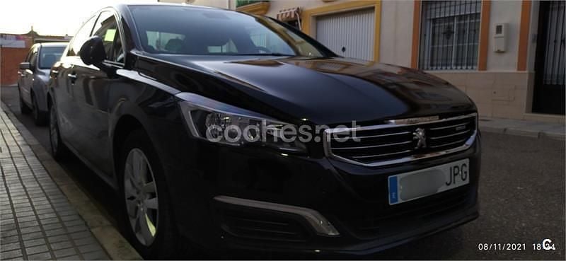 Negro Usado 2016 Peugeot 508 Active Berlina | 8600 € (Precio justo) - Imagen 1/4